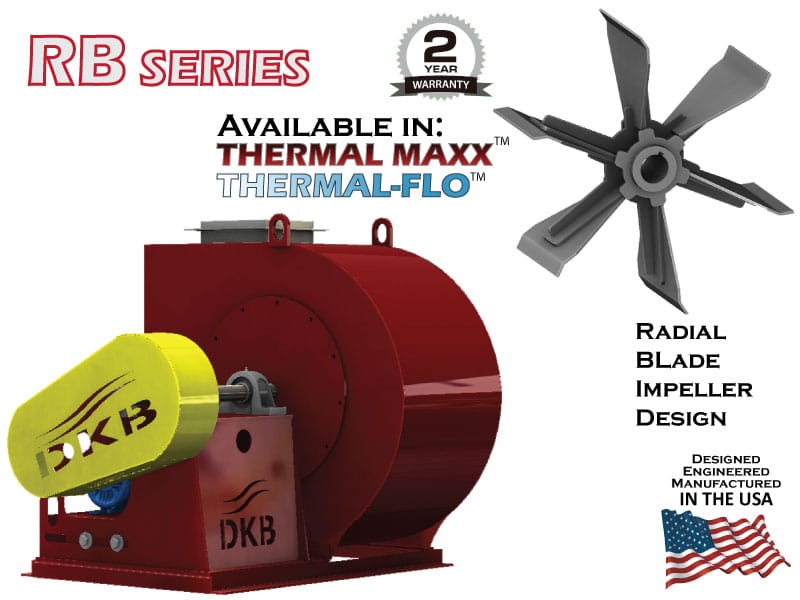DeKalb Blower RB Series - Radial Blade Impeller Design Catalog