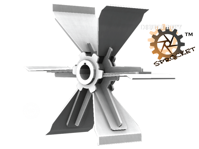 Blower fan outlet blade